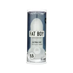   Fat Boy Original Ultra Fat - mânecă pentru penis - 15 cm - alb