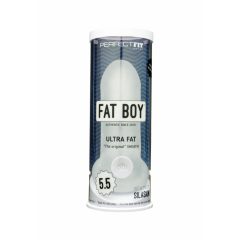   Fat Boy Original Ultra Fat - preput pentru penis (15cm) - alb lapte