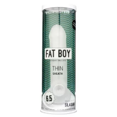 Fat Boy Thin - mânecă pentru penis - alb 17cm