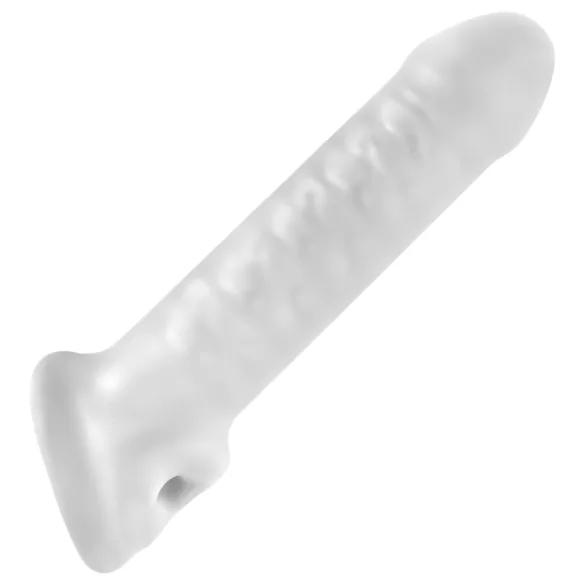 Perfect Fit - Fat Boy Thin - înveliș pentru penis (17 cm, alb)