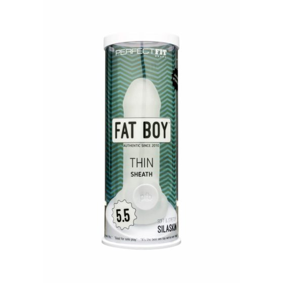 Fat Boy Thin - prelata pentru penis (15cm) - alb ca laptele