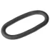 Perfect Fit - inel penis gros - silicon negru 30cm