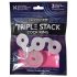 Perfect Fit Triple - set de inele pentru penis (alb)
