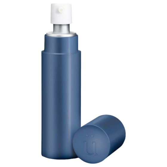 Überlube - lubrifiant de silicon cu carcasa pentru călătorie - albastru (15ml)