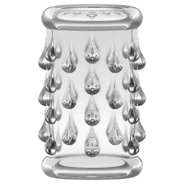 Stay Hard - inel penian cu bile - transparent