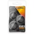 Stay Hard - set inele pentru penis - silicon negru