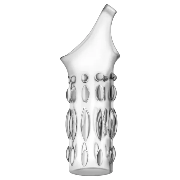 Performance - inel pentru penis cu testicule - silicon transparent