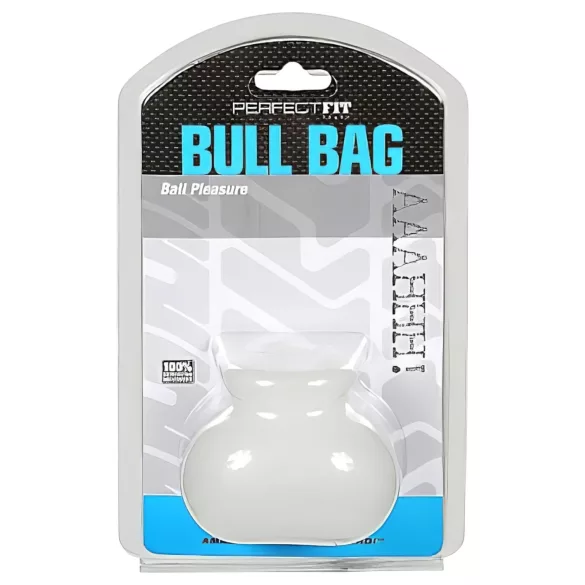 Perfect Fit - Inel testicular cu greutate - silicon transparent