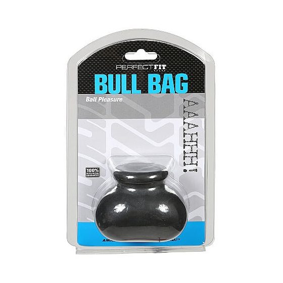 Perfect Fit Bull Bag - Săculeț și extensor pentru testicule (negru)