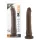 Dr. Skin 8,5 - dildo realist cu ventuză (maro, 20,5 cm)