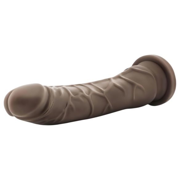 Dr. Skin - dildo realist cu ventuză - maro 20,5cm