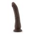 Dr. Skin - dildo realist cu ventuză - maro 20,5cm