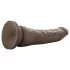 Dr. Skin 8,5 - dildo realist cu ventuză (maro, 20,5 cm)