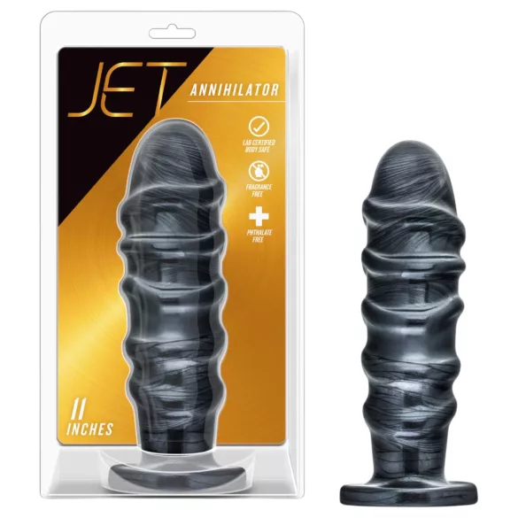 Blush Jet - dildo anal XXL (negru)