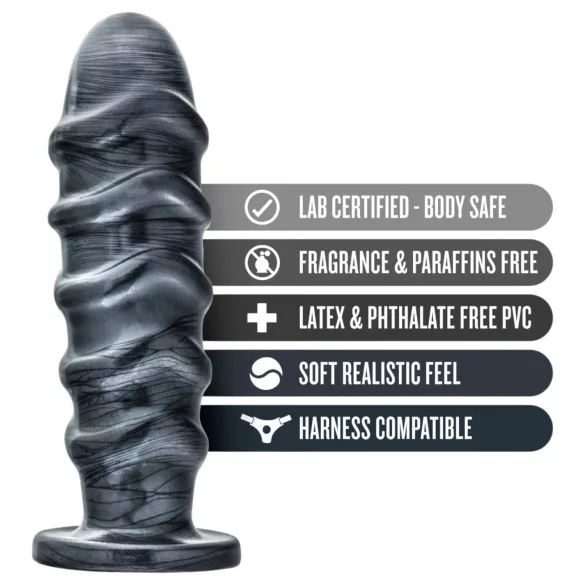 Blush Jet - dildo anal XXL (negru)