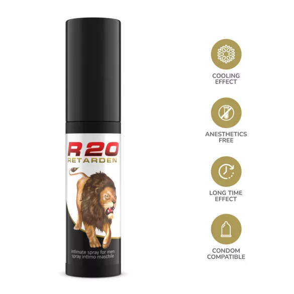 Intimateline R20 - spray răcoritor pentru întârziere pentru bărbați (20 ml)