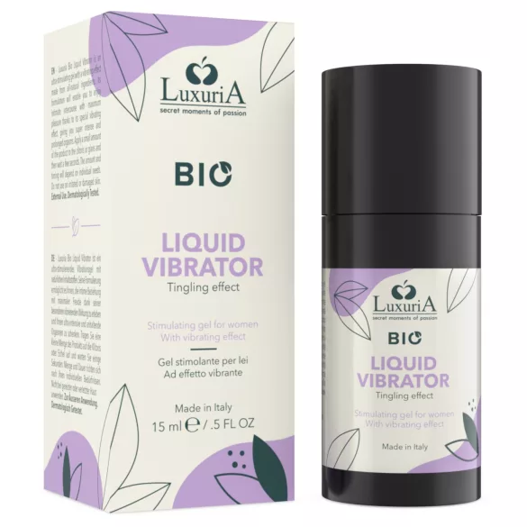 Intimateline Luxuria BIO - gel vibrator lichid pentru femei (15 ml)