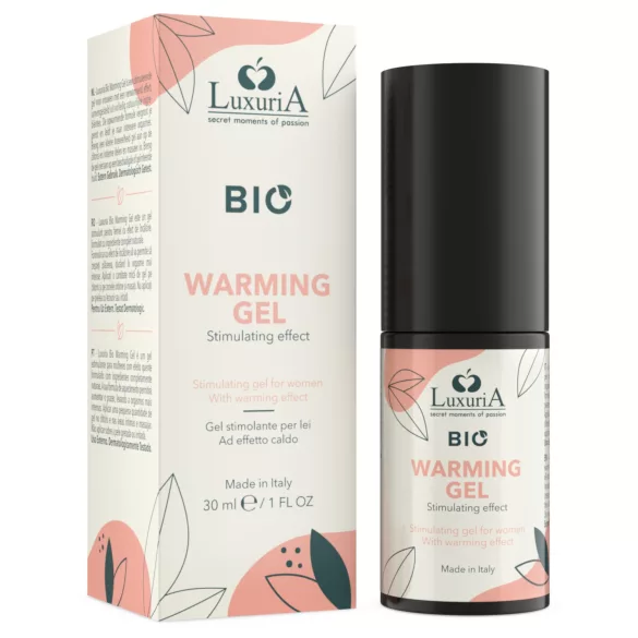 Intimateline Luxuria BIO - gel excitant încălzitor pentru femei (30 ml)