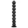 Ouch! Balls of Lust - șirag anal gigantic de bile (negru) - 55 cm