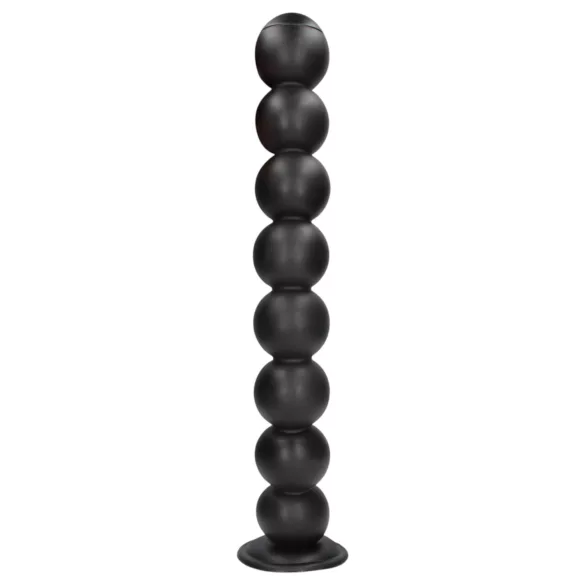 Ouch! Balls of Lust - șirag anal gigantic de bile (negru) - 55 cm
