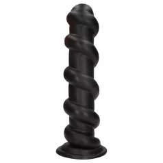Ouch! Hole Driller - dop anal gigantic (negru) - 31,5 cm
