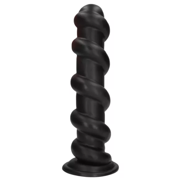Ouch! Hole Driller - dop anal gigantic (negru) - 31,5 cm