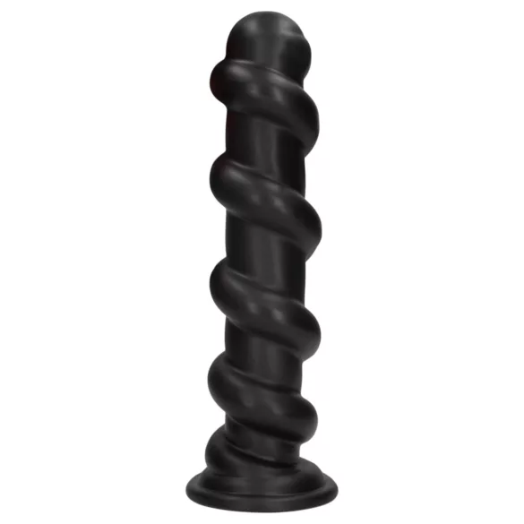 Ouch! Hole Driller - dop anal gigantic (negru) - 31,5 cm