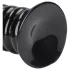 Aoleu! Spiral Force - dop anal răsucit (negru) - 23,5 cm
