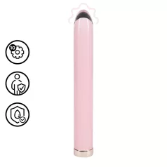 Loveline - vibrator drept din sticlă (roz)