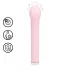Loveline - vibrator de sticlă cu cap sferic (roz)