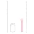 Loveline - vibrator de sticlă cu cap sferic (roz)