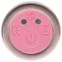 Loveline - vibrator de sticlă cu cap sferic (roz)