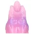 Aoleu! Rainbow Invader - dildo fantezie din silicon (curcubeu)