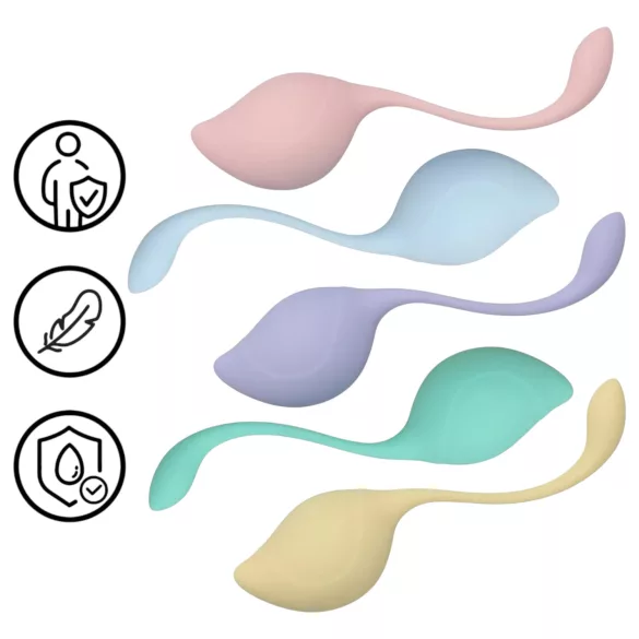 Loveline - set bile vaginale kegel - 5 bucăți