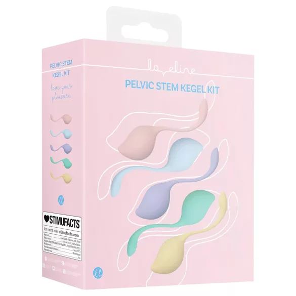 Loveline - set bile vaginale kegel - 5 bucăți