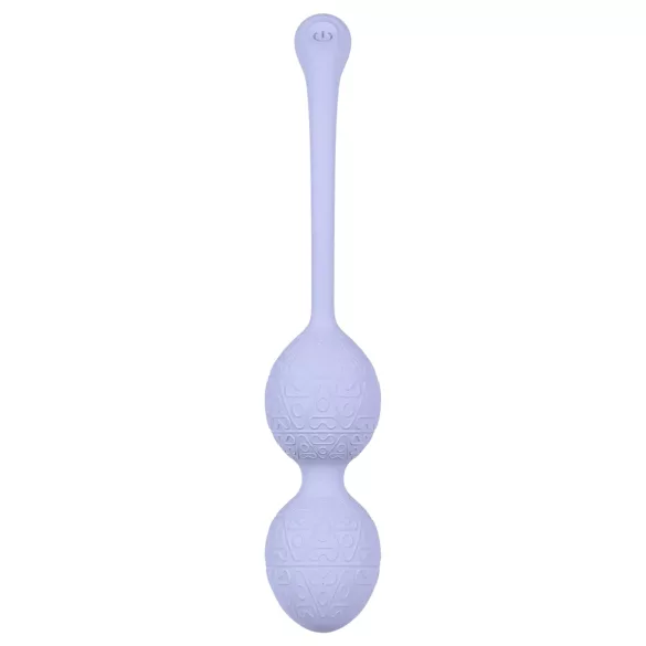 Loveline - bile vaginale vibratoare - dublu - mov