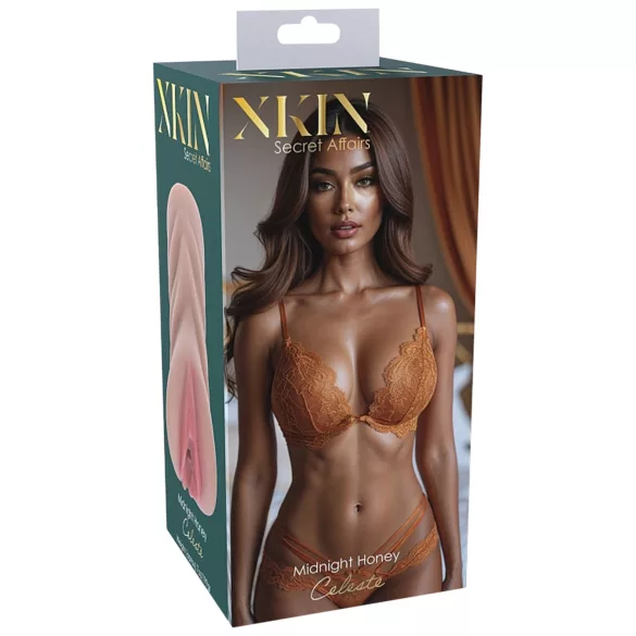 XKIN Honey Celeste - masturbator vagin artificial realist (culoare naturală)