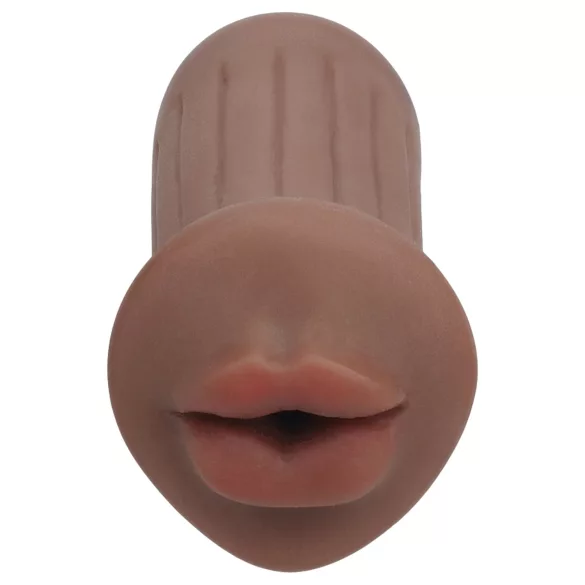 XKIN - masturbator cu gură artificială - S (natural închis la culoare)