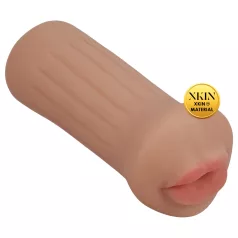 XKIN - masturbator cu gură artificială - S (nude închis)