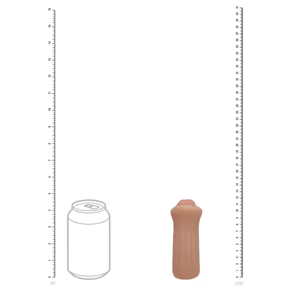 XKIN - masturbator cu gură artificială - S (nude închis)