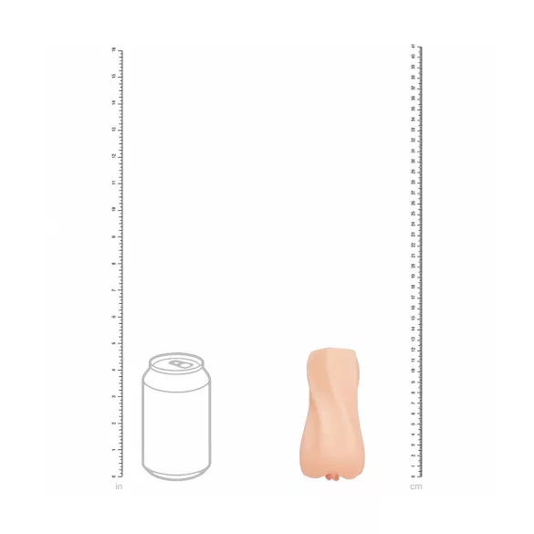 XKIN Cutie Darla - vagină artificială realistă pentru masturbare (culoare naturală)