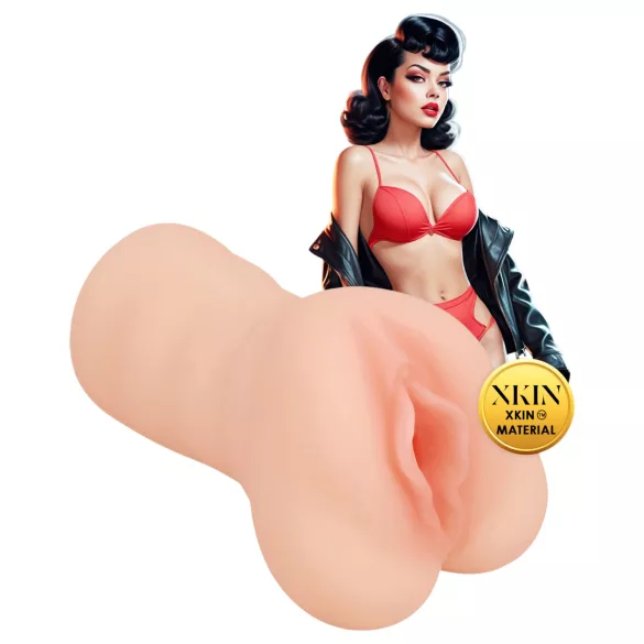 XKIN Greaser Girl Misty - masturbator vagin realist (culoare naturală)