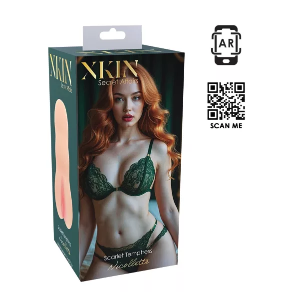 XKIN Temtress Nicolette - vagină masturbatoare realistă (culoare naturală)