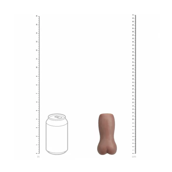 XKIN Eternal Asha - masturbator realist tip fund artificial (culoare naturală)
