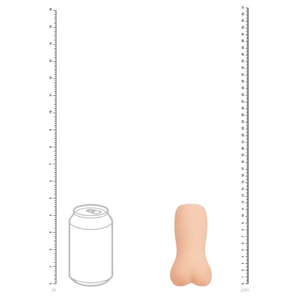 XKIN - masturbator în formă de fund fals realist - M (natural)