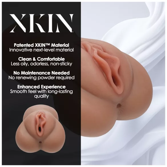 XKIN - vagin artificial realist - L (natur închis la culoare)