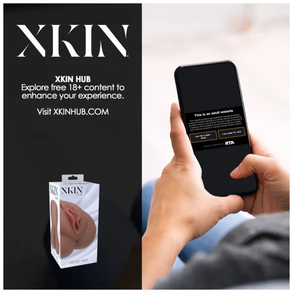 XKIN - vagin artificial realist - L (natur închis la culoare)