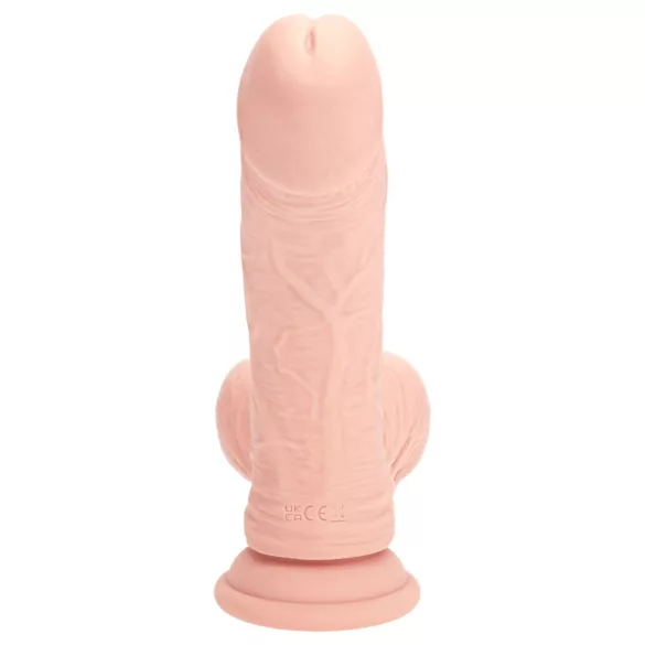 RealRock - vibrator realist cu densitate dublă (culoarea pielii) - 18 cm
