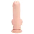 RealRock - vibrator realist cu densitate dublă (culoarea pielii) - 18 cm