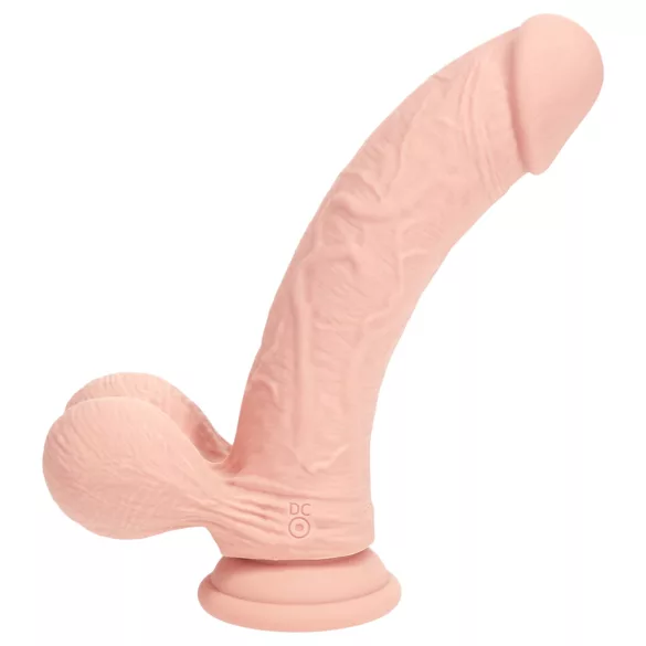 RealRock - vibrator realist cu densitate dublă (culoarea pielii) - 20 cm